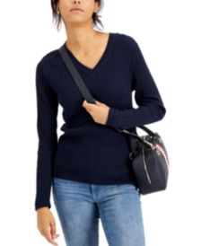 Ivy Cable V-Neck Sweater, Created for Macy's