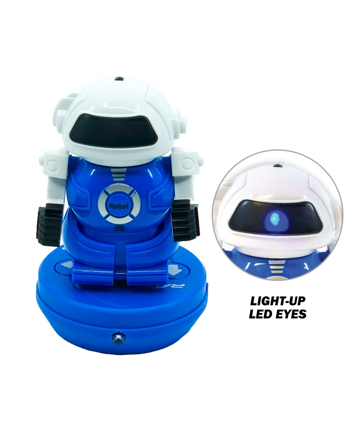 Shop Flipo Mini Remote Control Robot In A Can In Blue