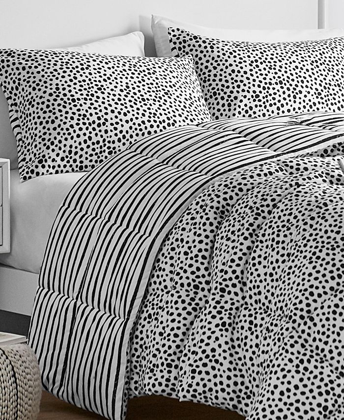 SCOUT Home Bella Cruella 3 Piece Synthetic Down Comforter Set, Full