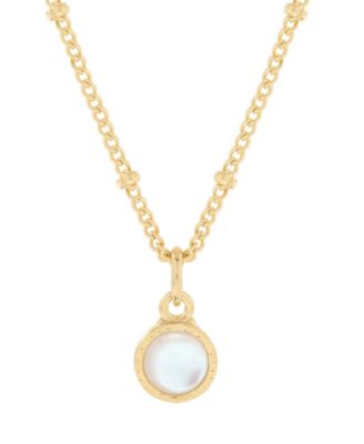Lane 14K Gold Plated Pendant Necklace