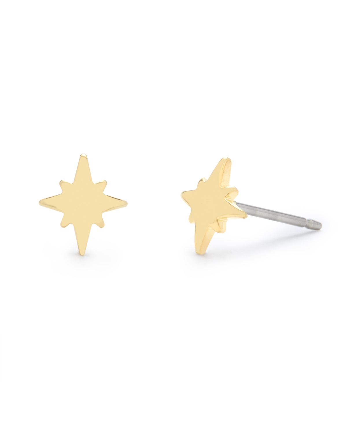 Alice 14K Gold Plated Stud Earrings - Gold-Plated