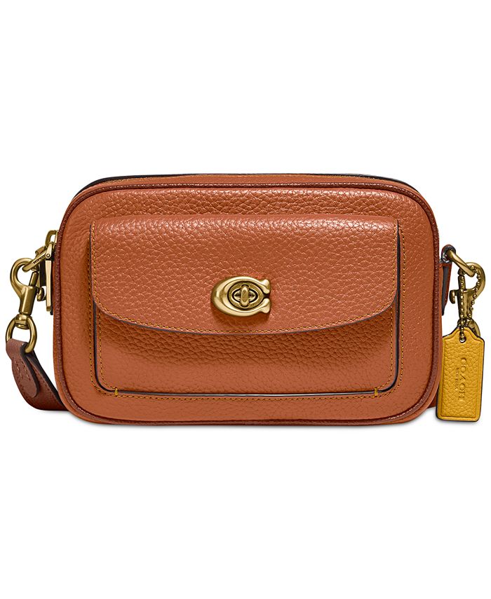 COACH Willow Camera Bag In Colorblock Leather - Macy's