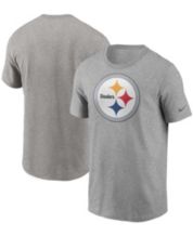 Men's Nike Anthracite Pittsburgh Steelers Blitz Essential T-Shirt Size: Medium