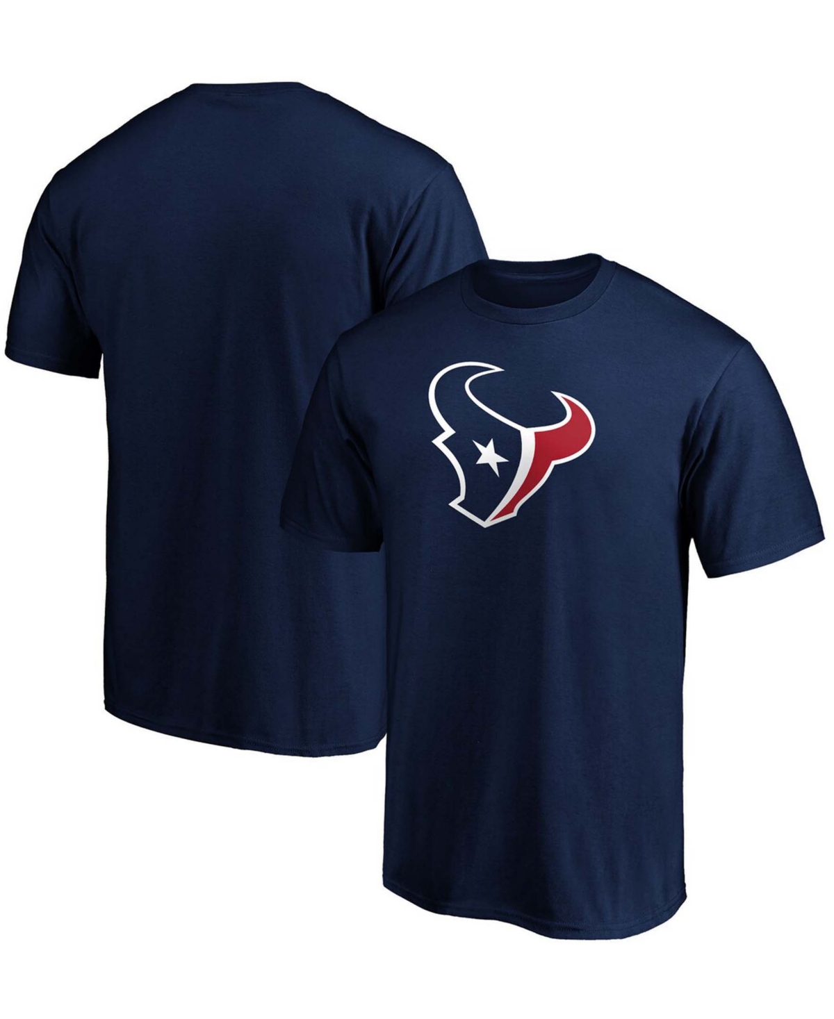 Fanatics Men's Navy Houston Texans Big And Tall Primary Team Logo T-shirt