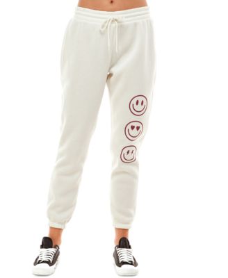 Ultra Flirt - Juniors' High-Rise Graphic Jogger Sweatpants