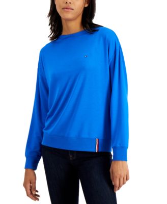 Boat-Neck Drop-Shoulder Top