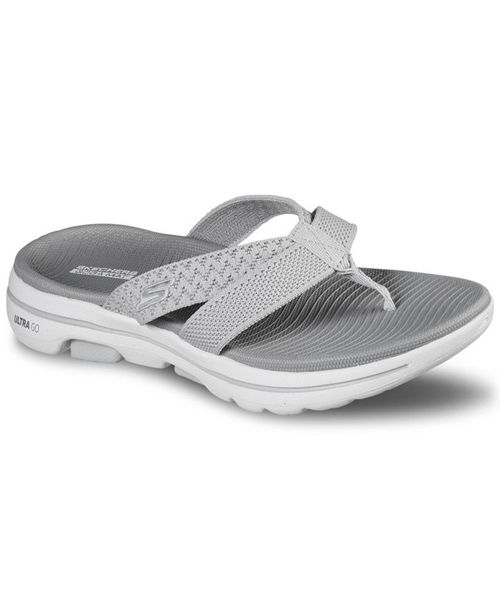 Give Tarmfunktion broderi Skechers Women's Go walk 5 - Sun Kiss Flip Flop Thong Sandals & Reviews -  Finish Line Women's Shoes - Shoes - Macy's