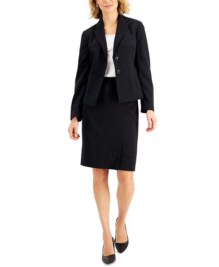 Le Suit Blazer & Skirt Suit & Reviews - Wear to Work - Women - Macy's