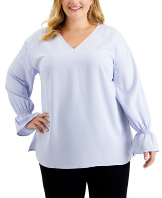 macys plus size tops clearance