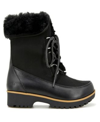 Jambu Women's Northgate Winter Boot - Mid Calf, Waterproof, APMA Accepted (Herringbone, Size 9)