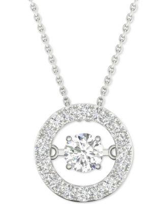 twinkling diamond star necklace