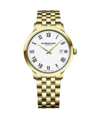 Raymond Weil - Men's Swiss Toccata Gold-Tone PVD Stainless Steel Bracelet Watch 39mm