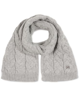 Result Shades of Grey Scarf Winter Essentials Knit Warm And Chunky Neckwear