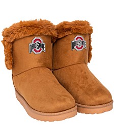 Forever Collectibles Women's Ohio State Buckeyes Faux Fur Boots