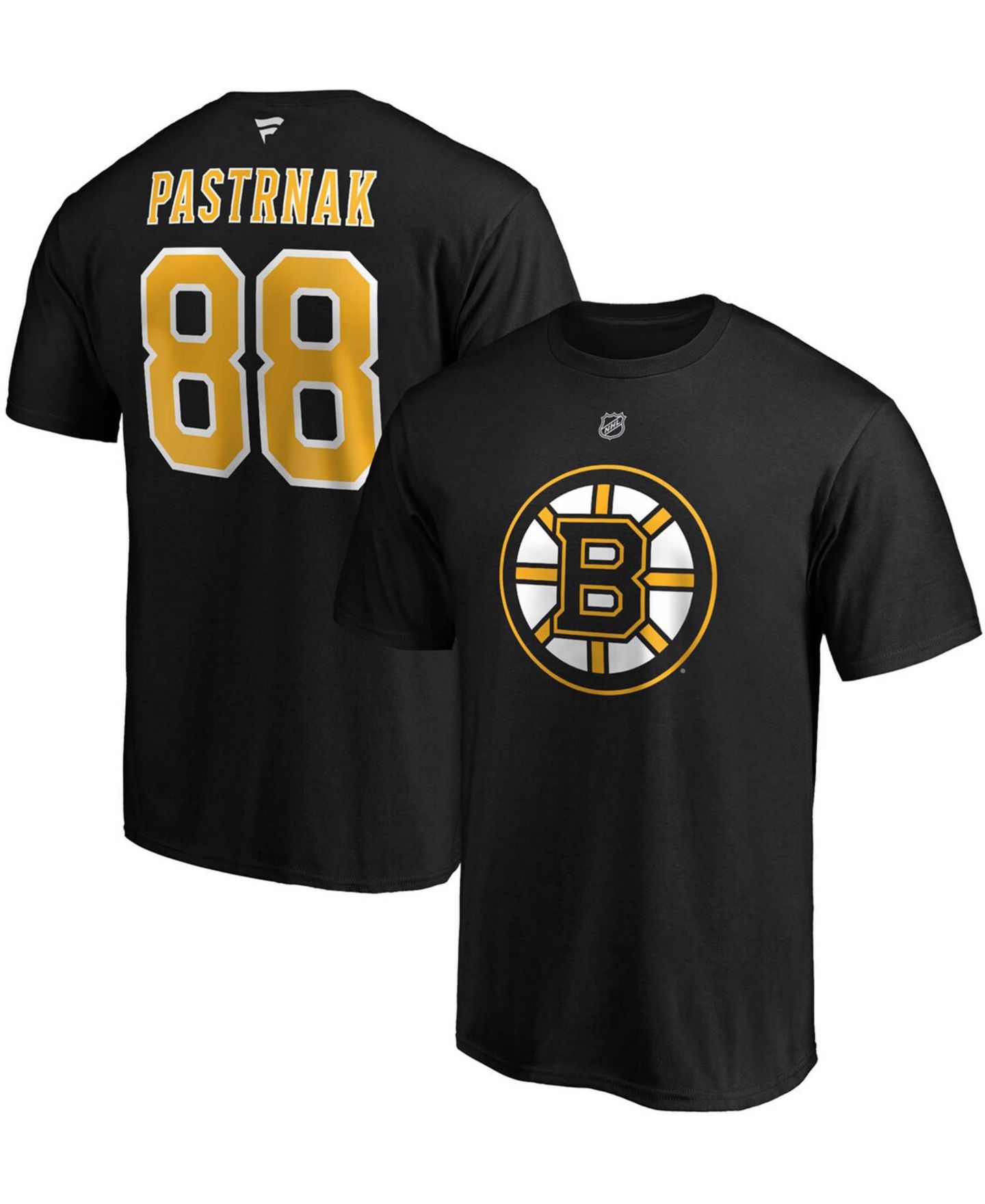 Мужская футболка Fanatics David Pastrnak Boston Bruins Team Authentic Stack — фото 4