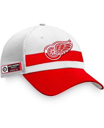 Fanatics - Men's Detroit Red Wings 2021 NHL Draft Authentic Pro On Stage Trucker Snapback Hat
