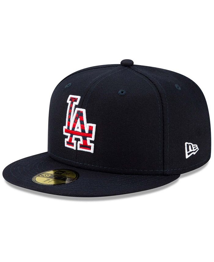 New Era Men's Navy Los Angeles Dodgers 4th of July OnField 59FIFTY