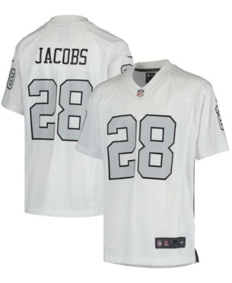 Josh Jacobs Las Vegas Raiders Youth Holiday Name & Number Long Sleeve T- Shirt - Black