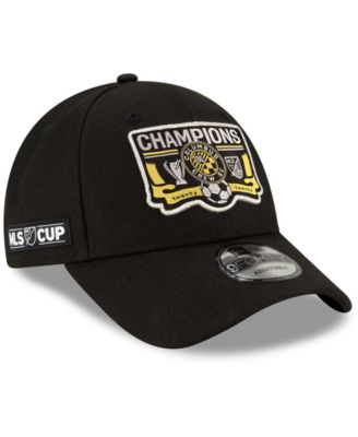 New Era - Men's Black Columbus Crew SC 2020 MLS Cup Champions Locker Room 9FORTY Adjustable Hat