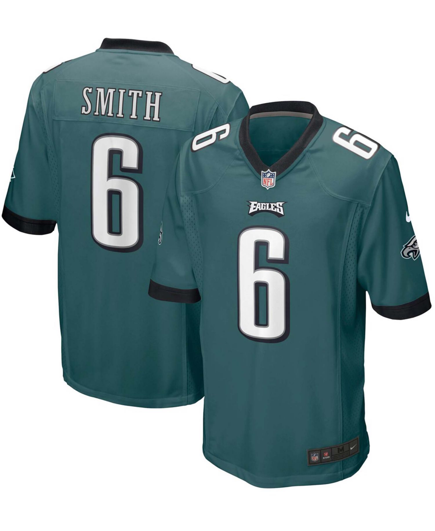 Men's DeVonta Smith Midnight Green Philadelphia Eagles NFL Draft First Round Pick Game Jersey