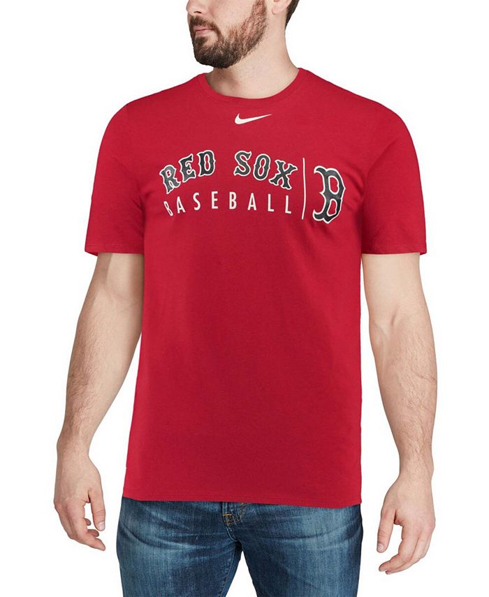 Nike Men's Boston Red Sox Clover Dry Practice T-Shirt - Macy's