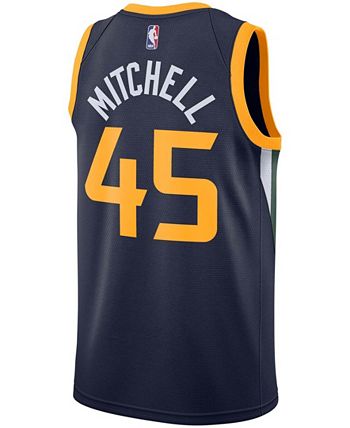 Nike - Men's Donovan Mitchell Utah Jazz Replica Swingman Jersey
