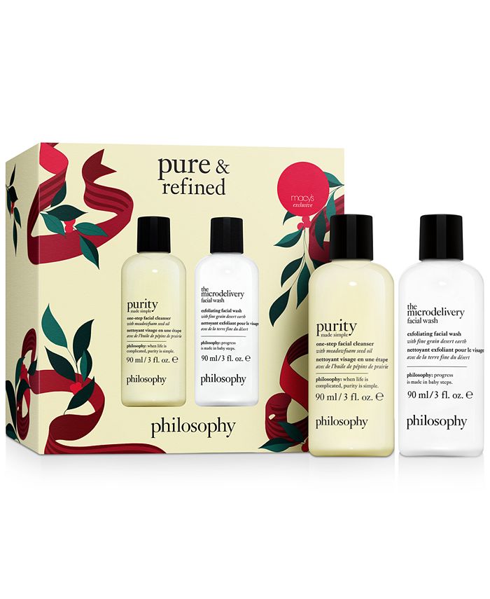 philosophy 2Pc. Pure & Refined Gift Set Macy's
