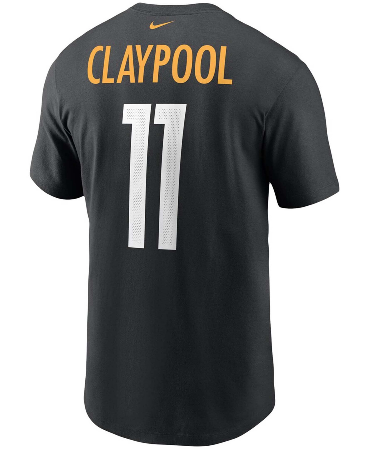 Men's Chase ClaypoolPittsburgh Steelers Name and Number T-shirt - Black