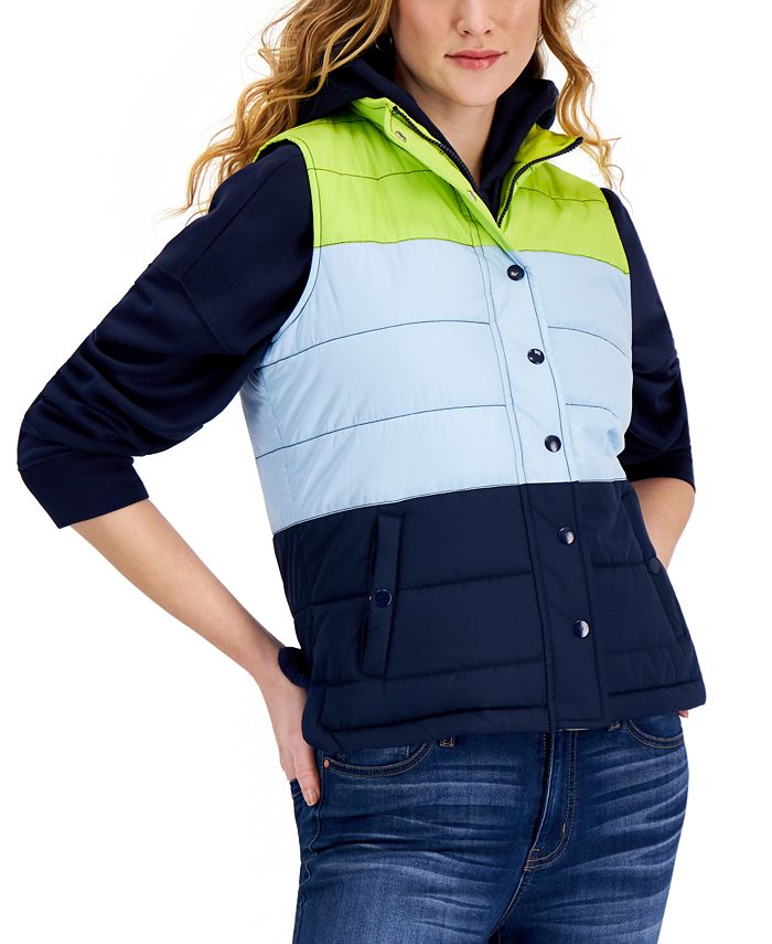 Macy's puffer vest outlet