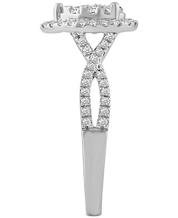 Macy's - Diamond Teardrop Cluster Bridal Set (3/4 ct. t.w.) in 14k Gold