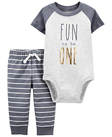 Baby Boy Fun To Be One Birthday Outfit