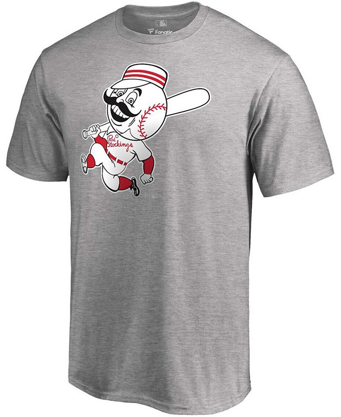Fanatics Men's Heathered Gray Cincinnati Reds Huntington Tshirt Macy's