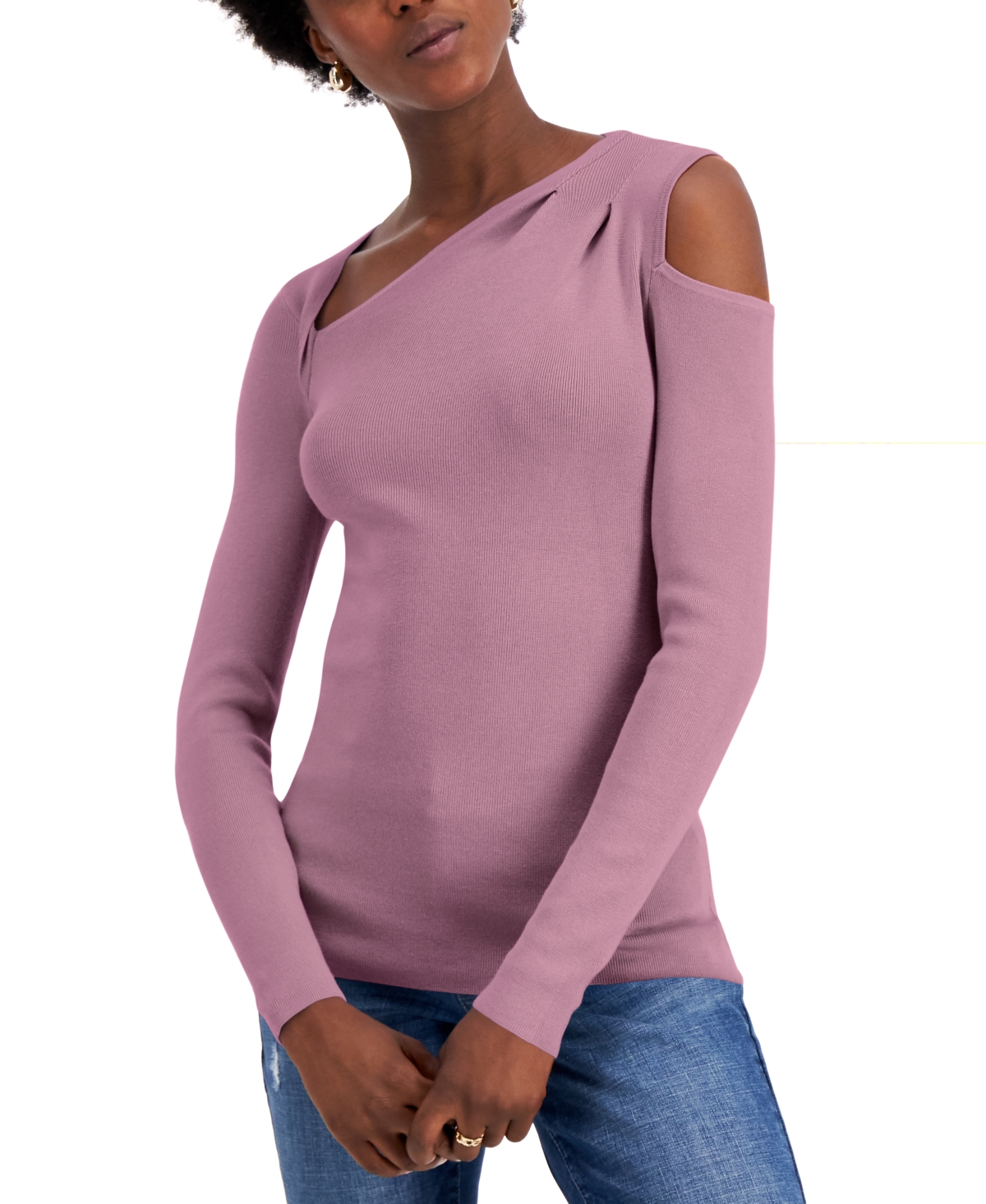 Inc cold shoulder sweater on sale