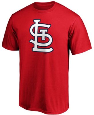 Men's Red St. Louis Cardinals Official Logo T-shirt