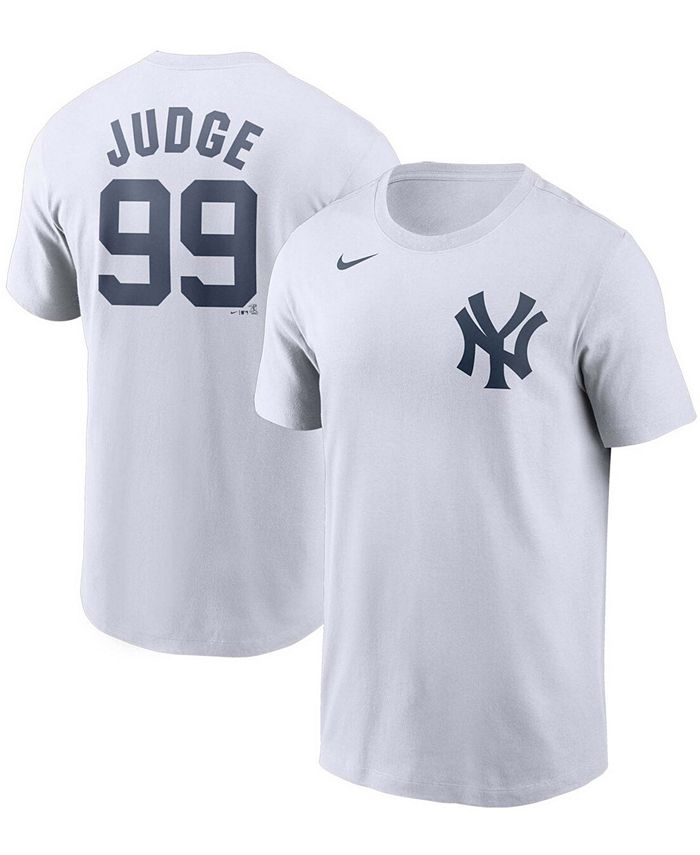 Nike Men's Aaron Judge White New York Yankees Name Number T-shirt - Macy's
