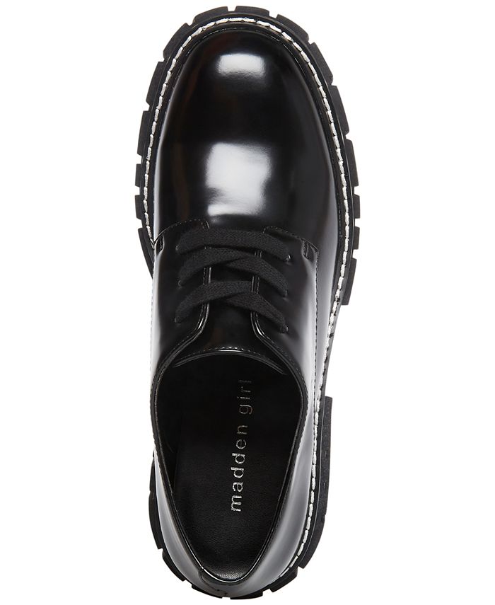 Madden Girl Phoenix LaceUp Lug Sole Oxford Flats Macy's