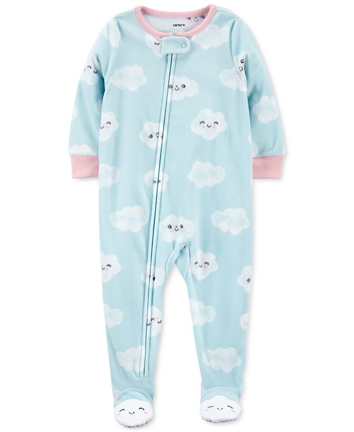 Fleece sleepers deals baby girl