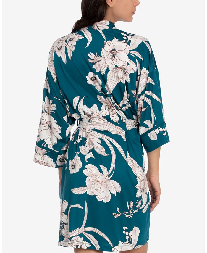 Linea Donatella Blaise Printed Wrap Robe Macy's