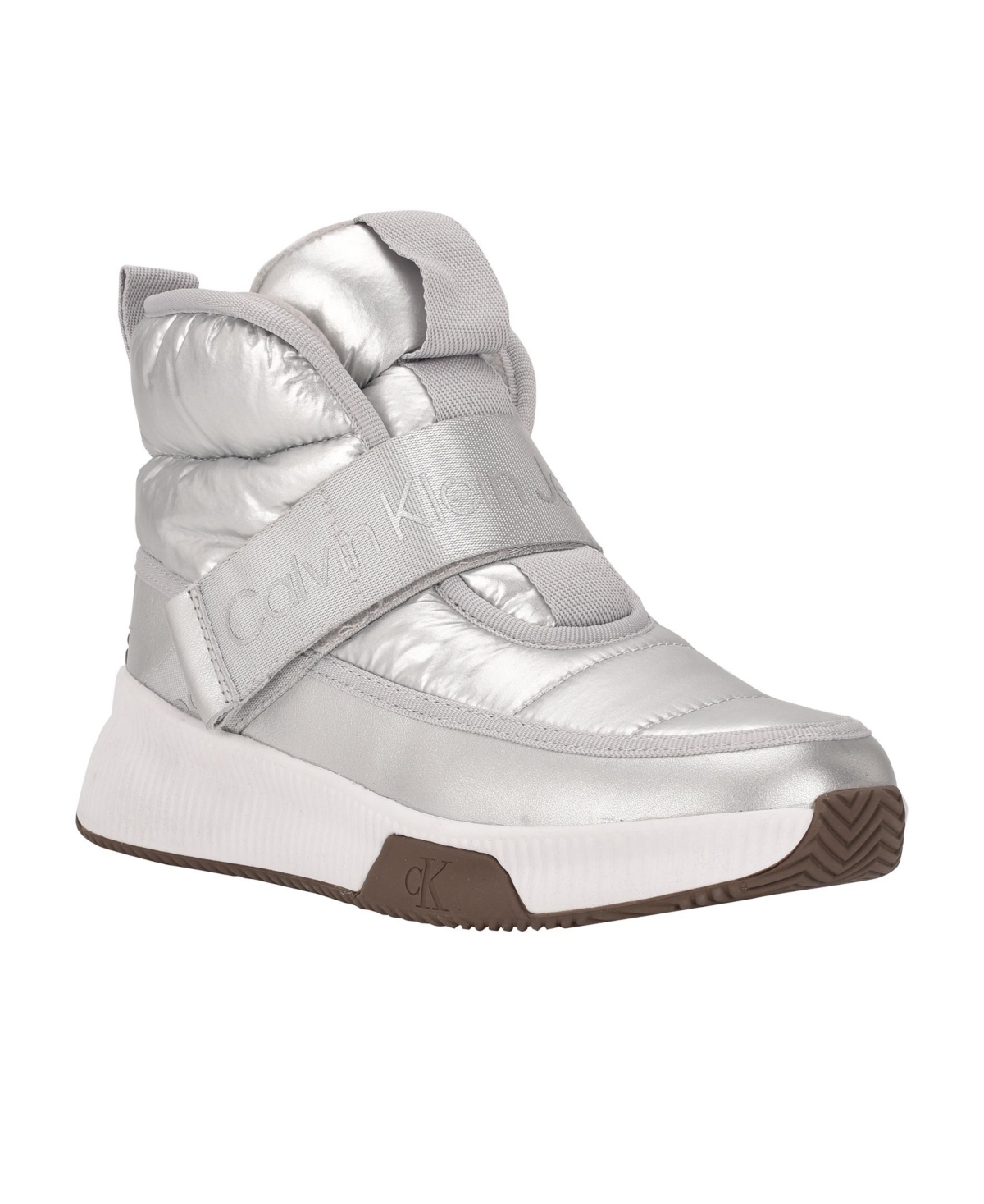 CALVIN KLEIN JEANS WOMEN'S MABON NYLON HIGH TOP SNEAKERS