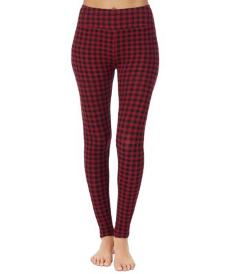 red black plaid pants
