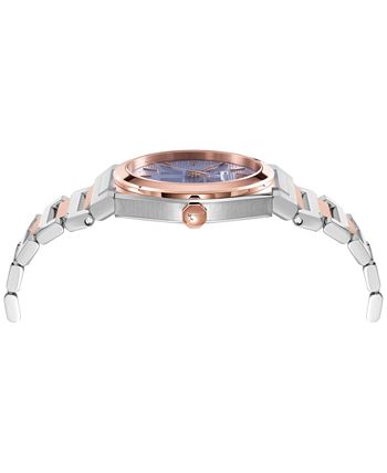 Salvatore Ferragamo - Men's Swiss Vega Two Tone Stainless Steel Bracelet Watch 40mm