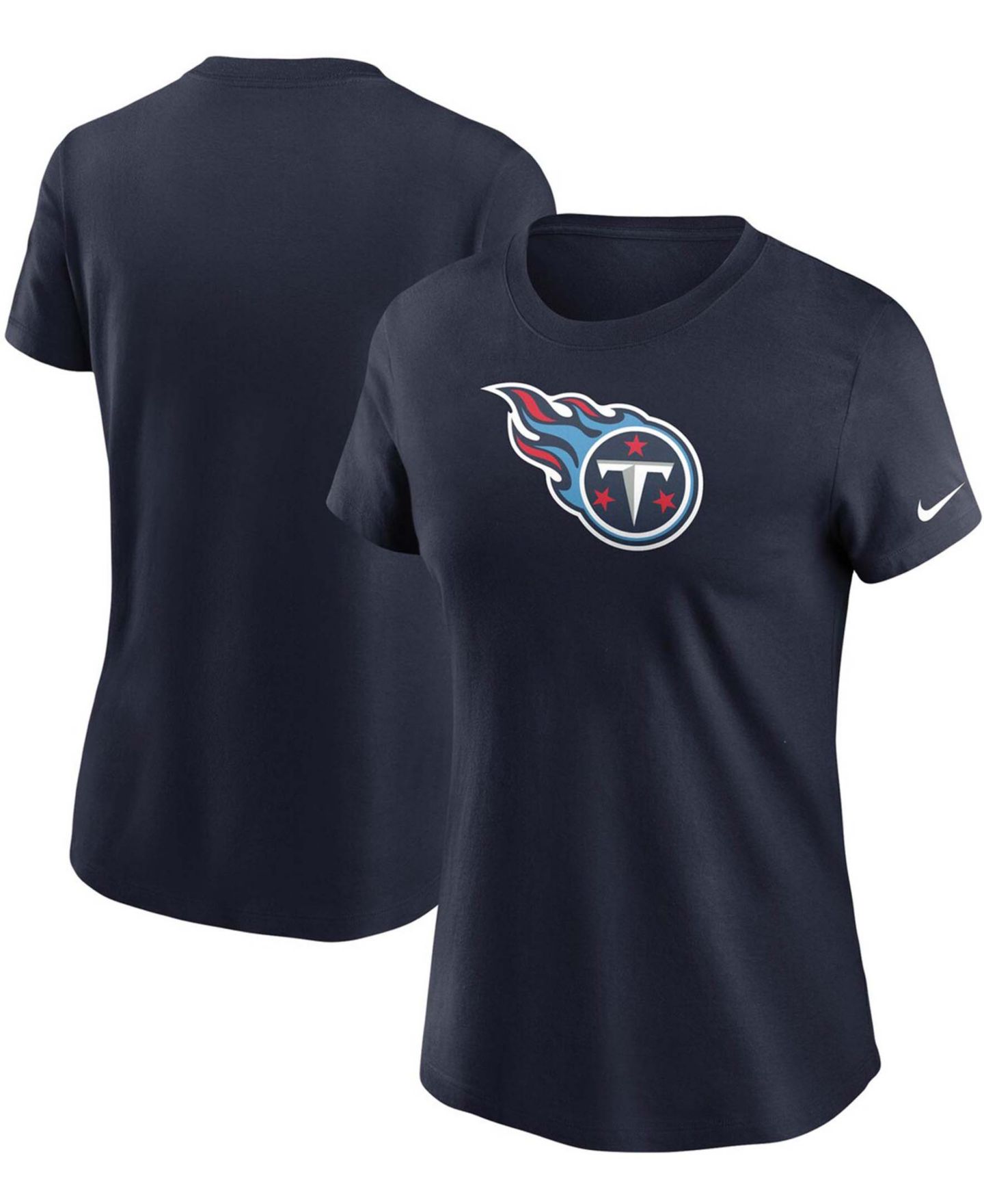 Женская футболка Nike Navy Tennessee Titans Logo Essential — фото 1