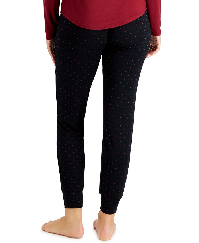 Alfani Essentials UltraSoft Knit Jogger Pajama Pants, Created for Macy