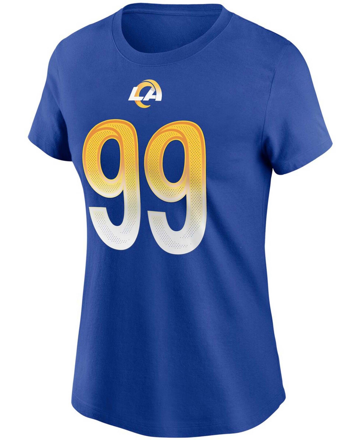Women's Aaron DonaldLos Angeles Rams Name Number T-shirt - Royal