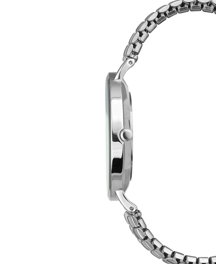 Charter Club Club Room Men's SilverTone Expansion Bracelet Watch 44mm