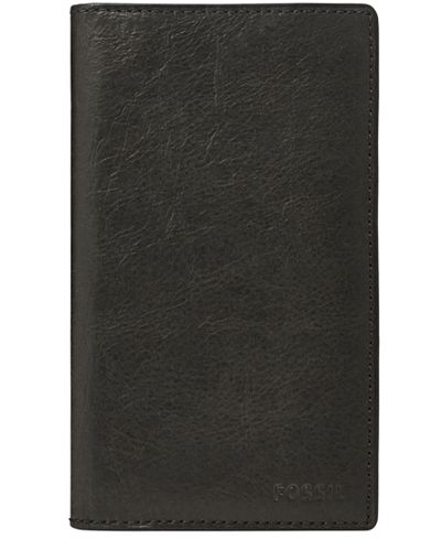 Fossil Ingram Executive Checkbook Leather Wallet - Wallets ...