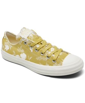 converse yellow floral