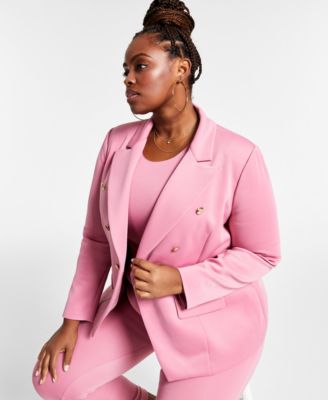 plus size blazer suit