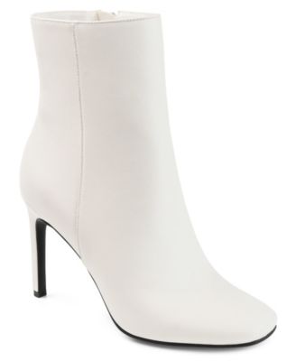 macys white ankle boots