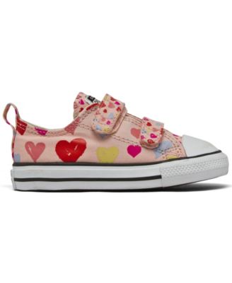 Converse Toddler Girls Chuck Taylor All Star Hearts Easy-On Stay-Put Closure Casual Sneakers from Finish Line